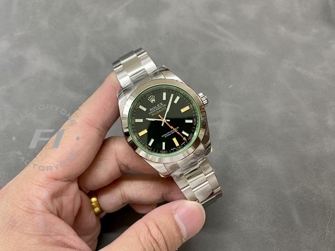 Rolex Milgauss 116400GV Stainless Steel Black Dial 40MM - Image 5