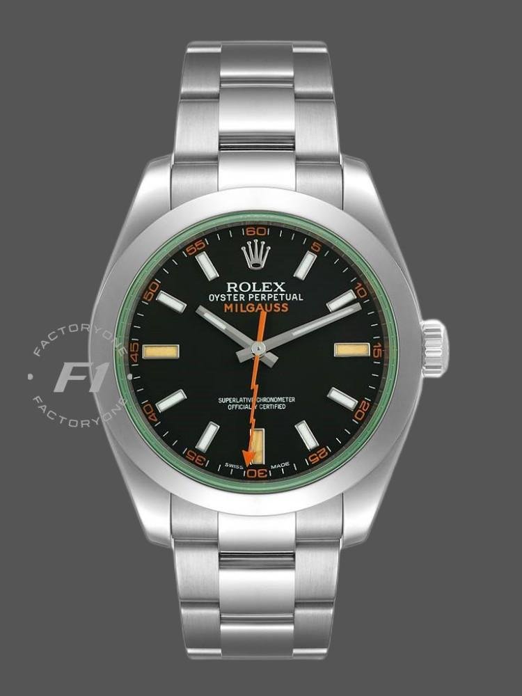 Rolex Milgauss 116400GV Stainless Steel Black Dial 40MM