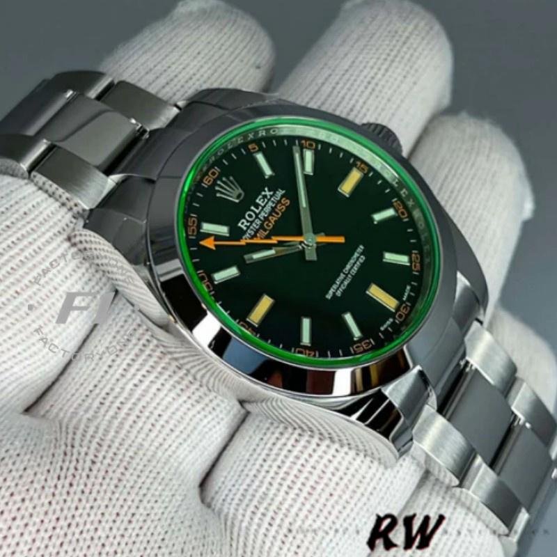 Rolex Milgauss 116400GV Stainless Steel Black Dial 40MM - Image 11