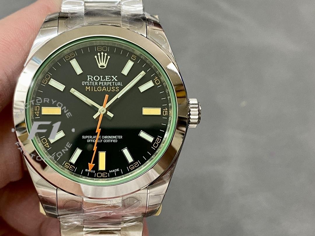 Rolex Milgauss 116400GV Stainless Steel Black Dial 40MM - Image 2