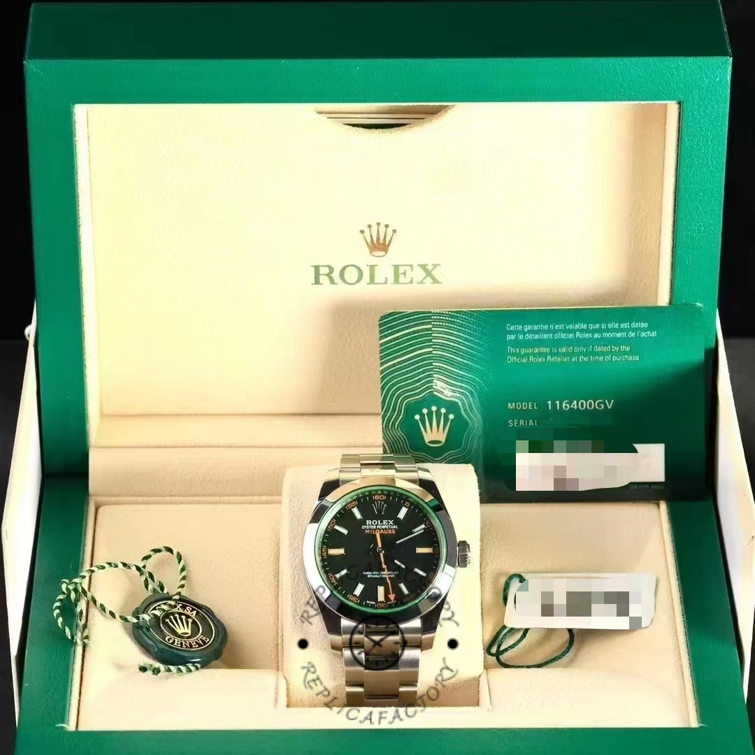 Rolex Milgauss 116400GV Stainless Steel Black Dial 40MM - Image 14