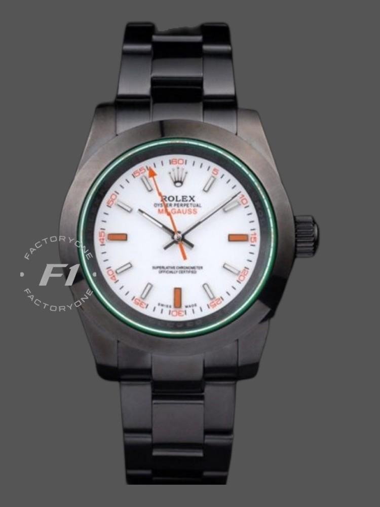 Rolex Milgauss PR116610 Pstainless steel White Dial 40MM