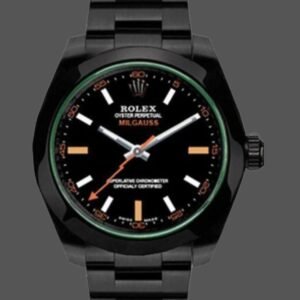 Rolex Milgauss 116400GV Green Crystal Stainless Steel/PVD Black Dial 40MM