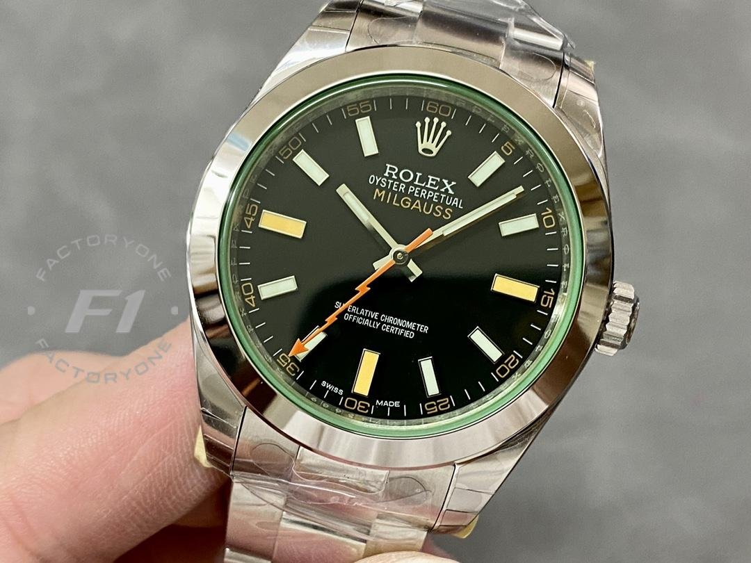 Rolex Milgauss 116400GV Stainless Steel Black Dial 40MM - Image 4